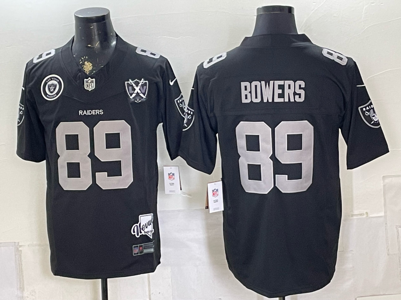 Men 2026 Oakland Raiders #89 Bowers black Nike Limited NFL Jersey 0805001->oakland raiders->NFL Jersey
